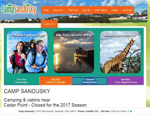 Tablet Screenshot of campsandusky.com